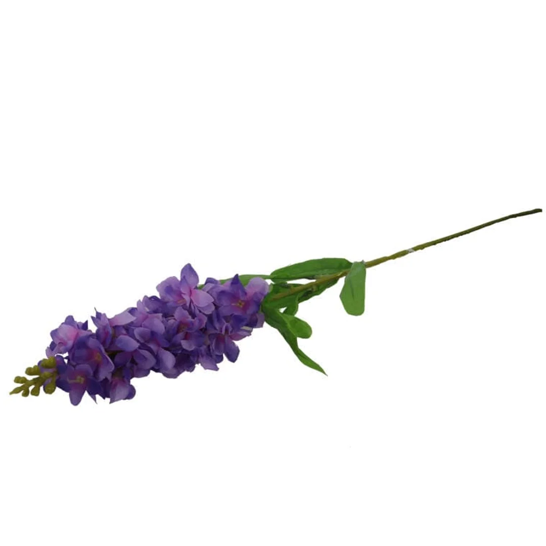 Sztuczna Lewkonia o Wyglądzie Żywego Kwiatu w Kolorze Wrzosowym o Wysokości 84cm — zdjęcie 4