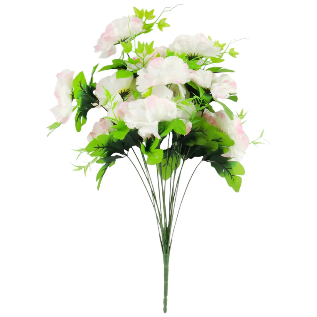 Sztuczny Bukiet 14 Anemonów 54 cm JASNY RÓŻ — zdjęcie 12