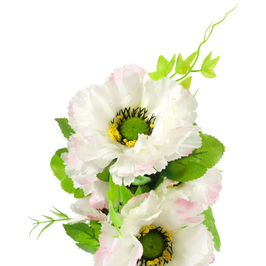 Sztuczny Bukiet 14 Anemonów 54 cm JASNY RÓŻ — zdjęcie 13