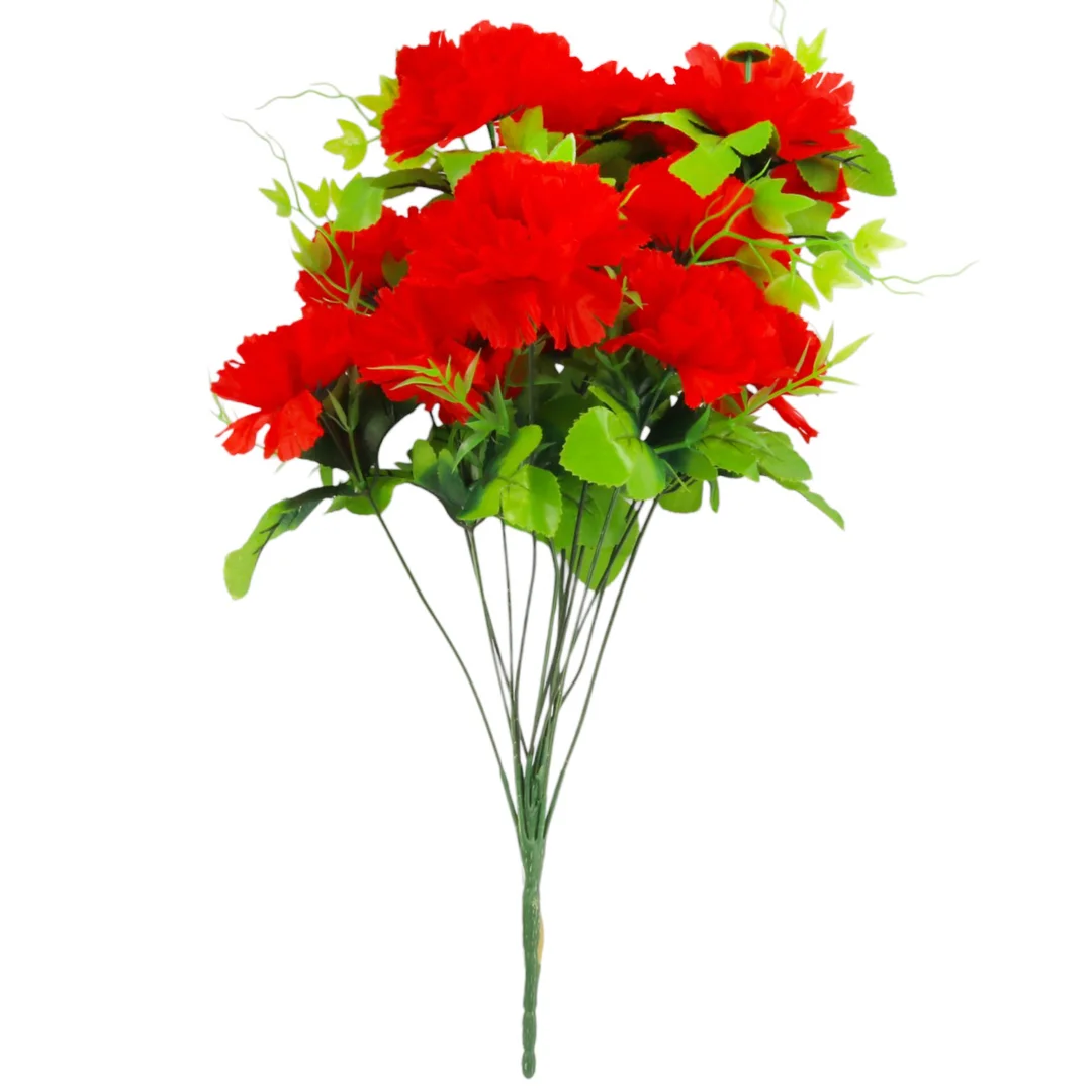 Sztuczny Bukiet 14 Anemonów 54 cm JASNY RÓŻ — zdjęcie 7