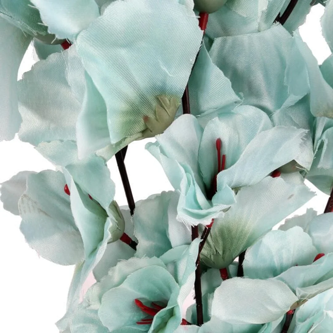 Sztuczny Bukiet 5 Gladioli w Kolorze Miętowym - Wysokiej Jakości Dekoracja o Wysokości 65cm — zdjęcie 3
