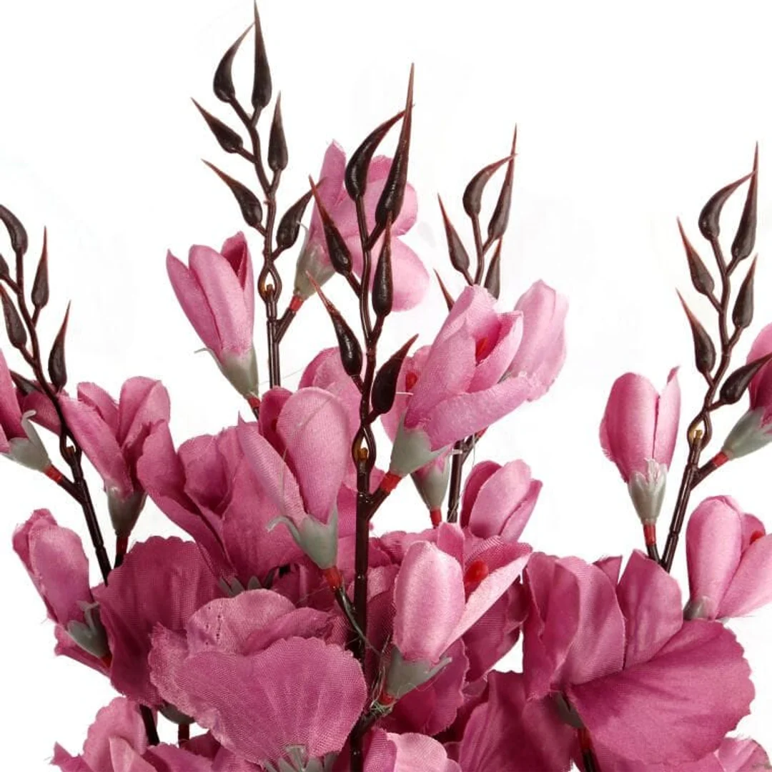 Sztuczny Bukiet 5 Gladioli w Pudrowym Różu - Wysoka Jakość 65 cm — zdjęcie 2