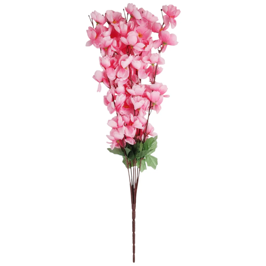 Sztuczny Bukiet 7 Jasno-Różowych Jabłoni 56 cm — zdjęcie 2