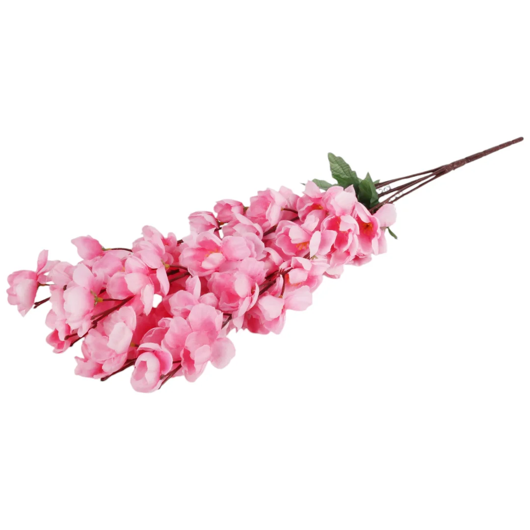 Sztuczny Bukiet 7 Jasno-Różowych Jabłoni 56 cm — zdjęcie 4