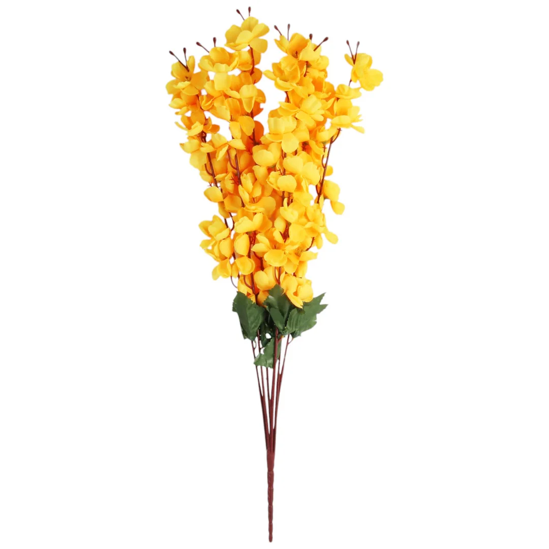 Sztuczny Bukiet 7 żółtych Jabłoni 56 cm — zdjęcie 2