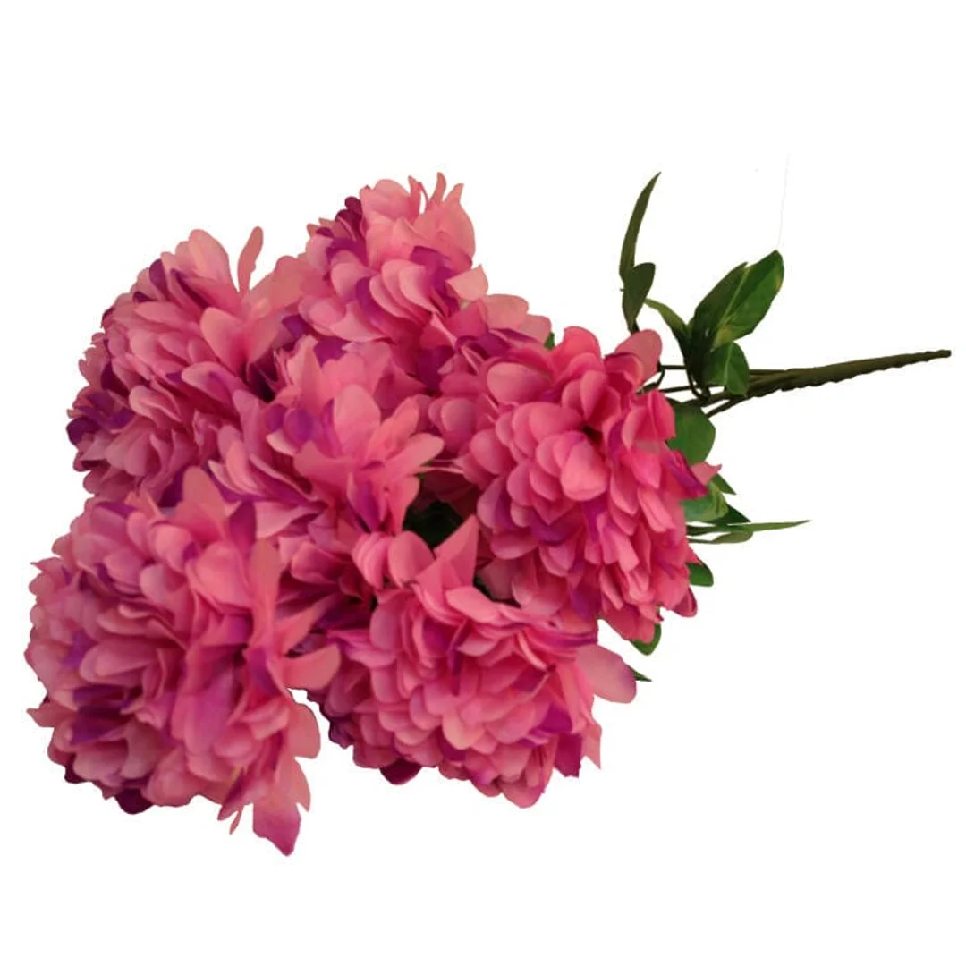 Sztuczny Bukiet Różowych Chryzantem 72 cm - Idealny na Wszystkich Świętych — zdjęcie 3