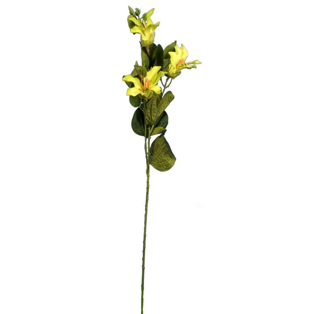 Sztuczny kwiat - Zielony Clematis o wysokości 95 cm — zdjęcie 2