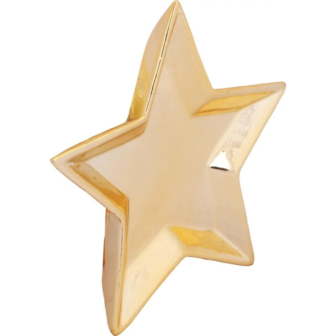 TALERZYK GWIAZDA CERAMICZNA ŚWIECZNIK 12 CM G — zdjęcie 3