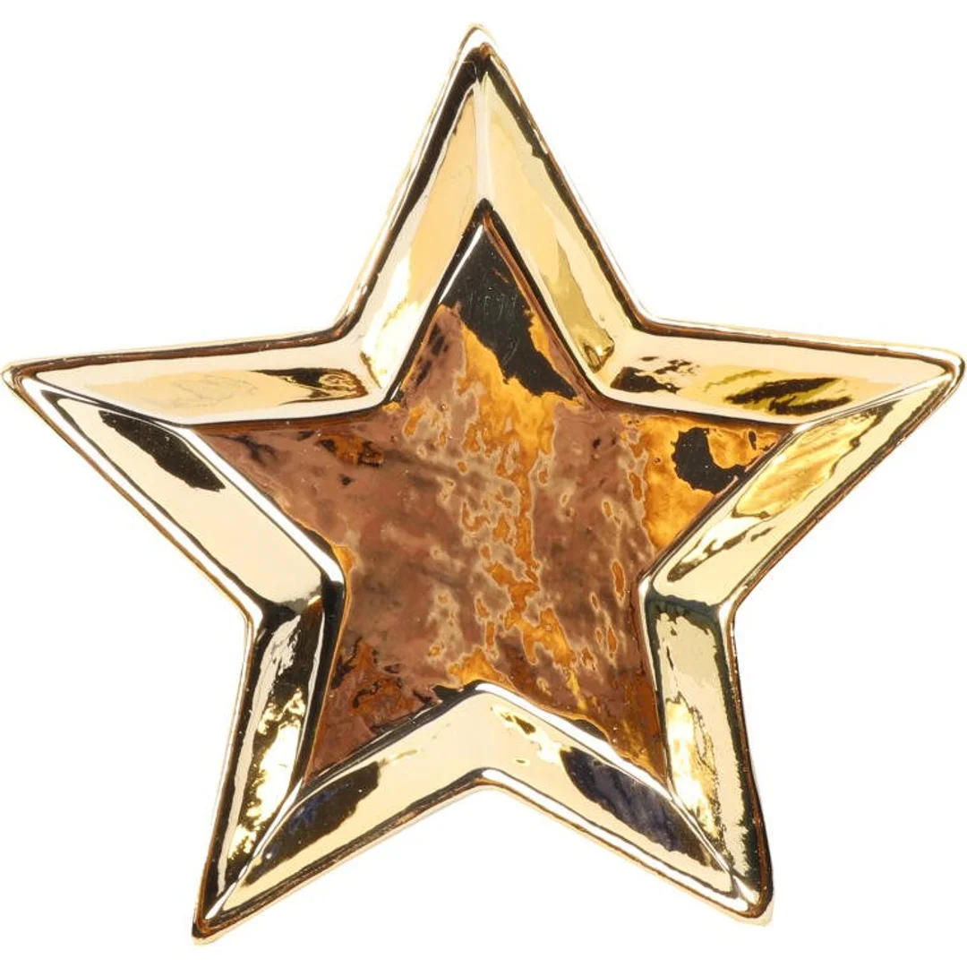 TALERZYK GWIAZDA CERAMICZNA ŚWIECZNIK 12 CM G — zdjęcie 6