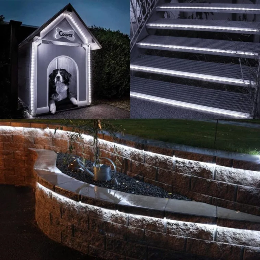 Wąż LED, 6 m, z programatorem, neon — zdjęcie 3