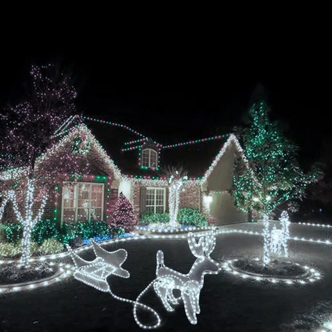 Wąż LED, 6 m, z programatorem, neon — zdjęcie 5