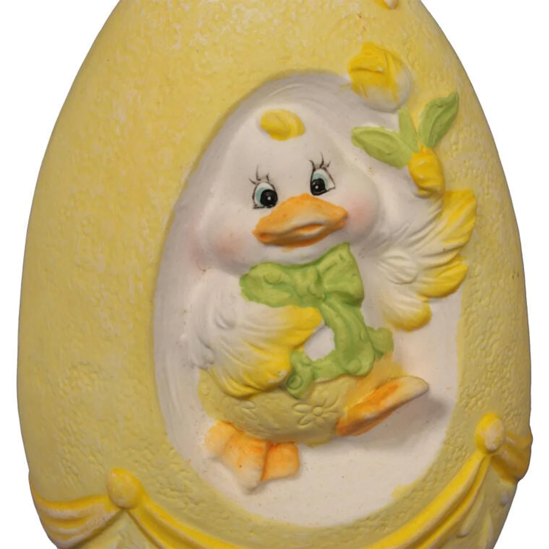 WAZON CERAMICZNY Z KACZUSZKĄ 17CM — zdjęcie 3