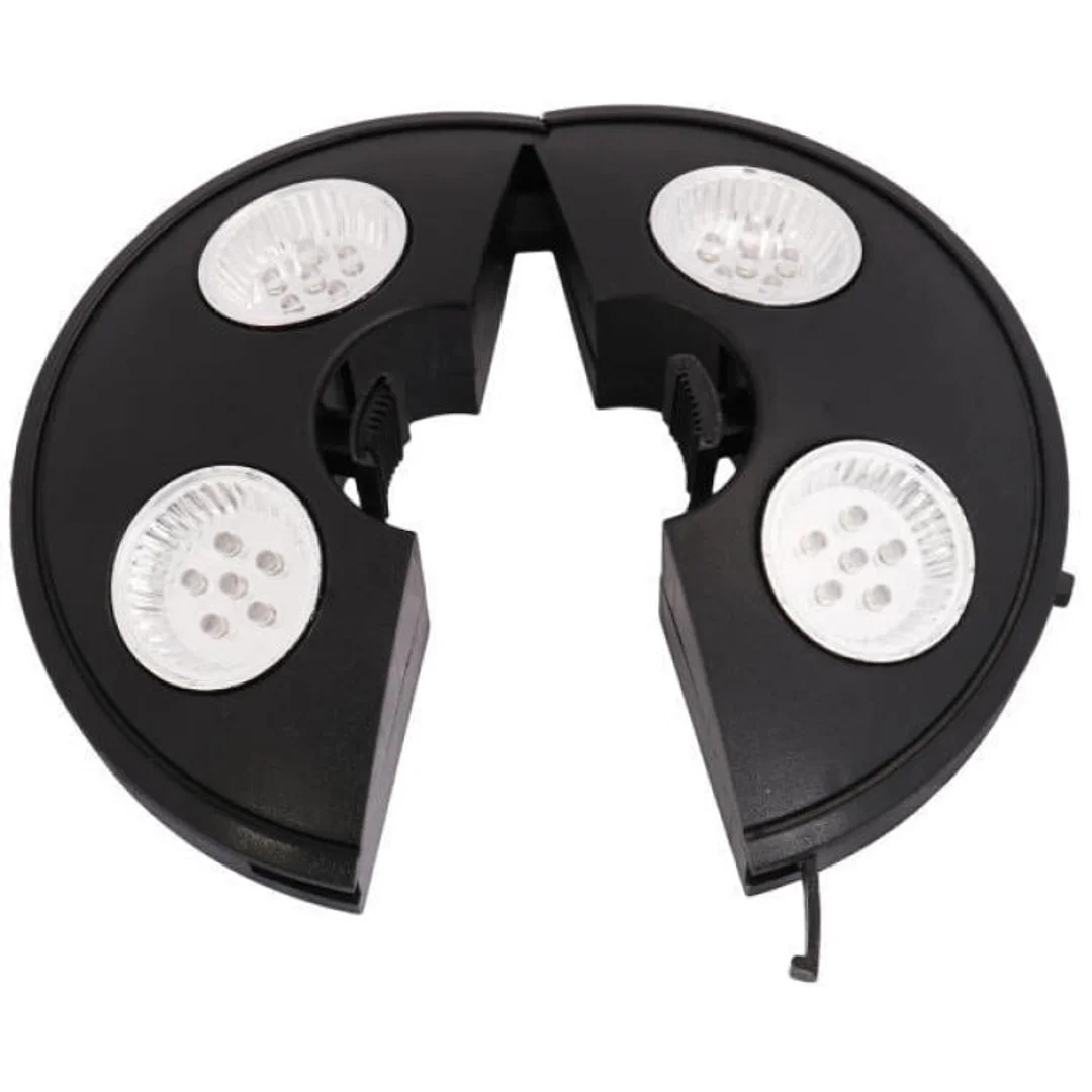 Wielofunkcyjna Lampa LED do Parasola Ogrodowego z Dwustronnym Źródłem Światła — zdjęcie 4