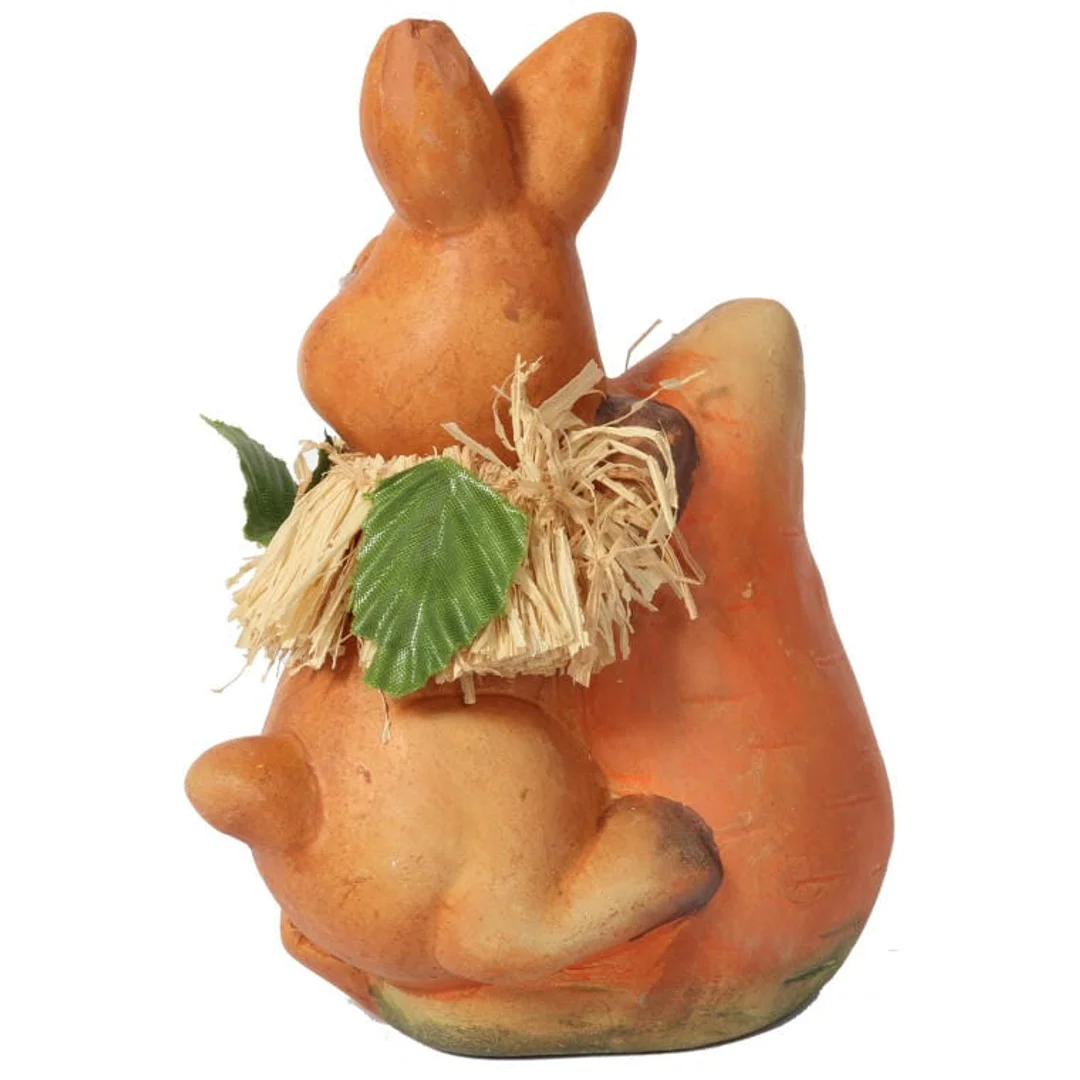 ZAJĄC CERAMICZNY FIGURKA WIELKANOCNA 15 CM — zdjęcie 2