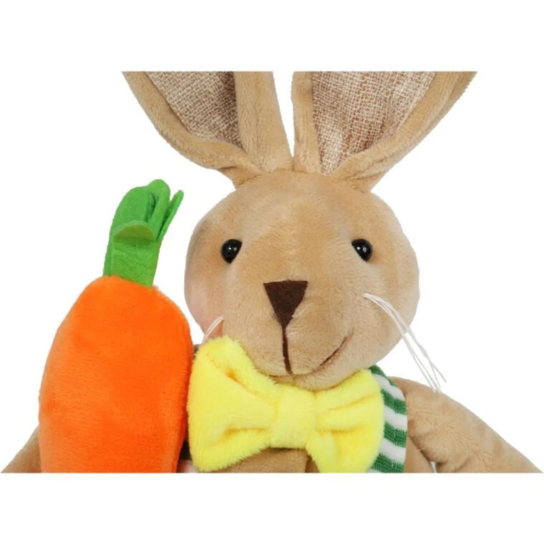 ZAJĄC PLUSZOWY Z MARCHEWKĄ FIGURKA STOJĄCA 45 CM — zdjęcie 2