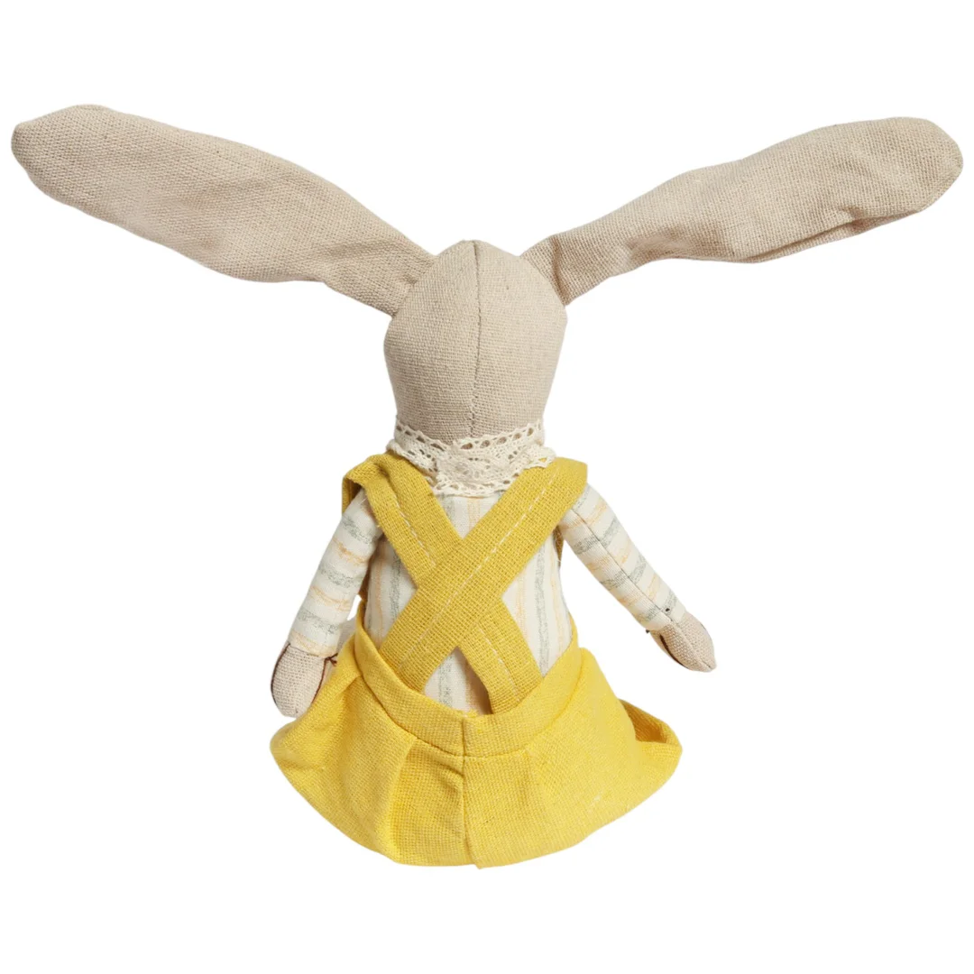 Zając siedzący Ozdoba Wielkanocna Figurka w żółtych spodniach 30 cm — zdjęcie 4