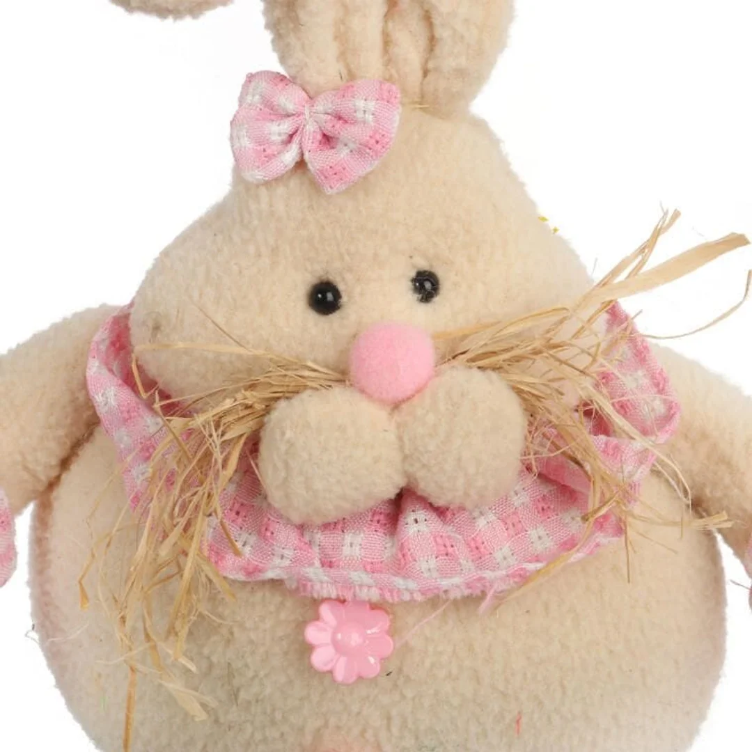 Zając stojący na teleskopach RÓŻOWY 40x24-60x24 cm — zdjęcie 2