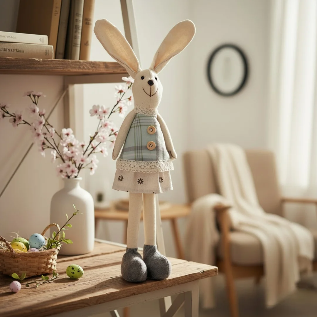 Zając w sukience Ozdoba Wielkanocna Figurka 44cm — zdjęcie 4