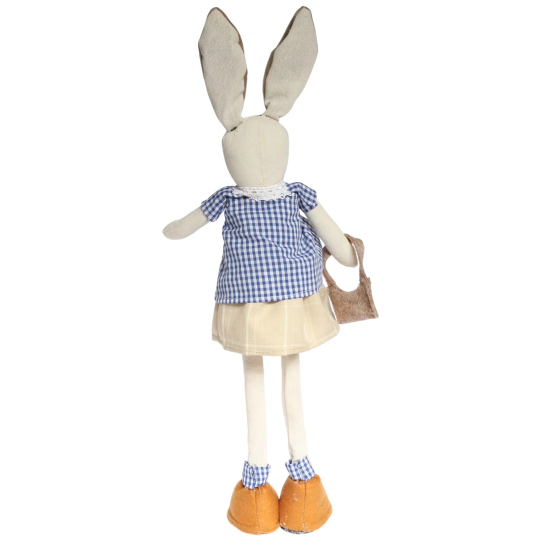 Zając w sukience z torebką Ozdoba Wielkanocna Figurka 60 cm — zdjęcie 4