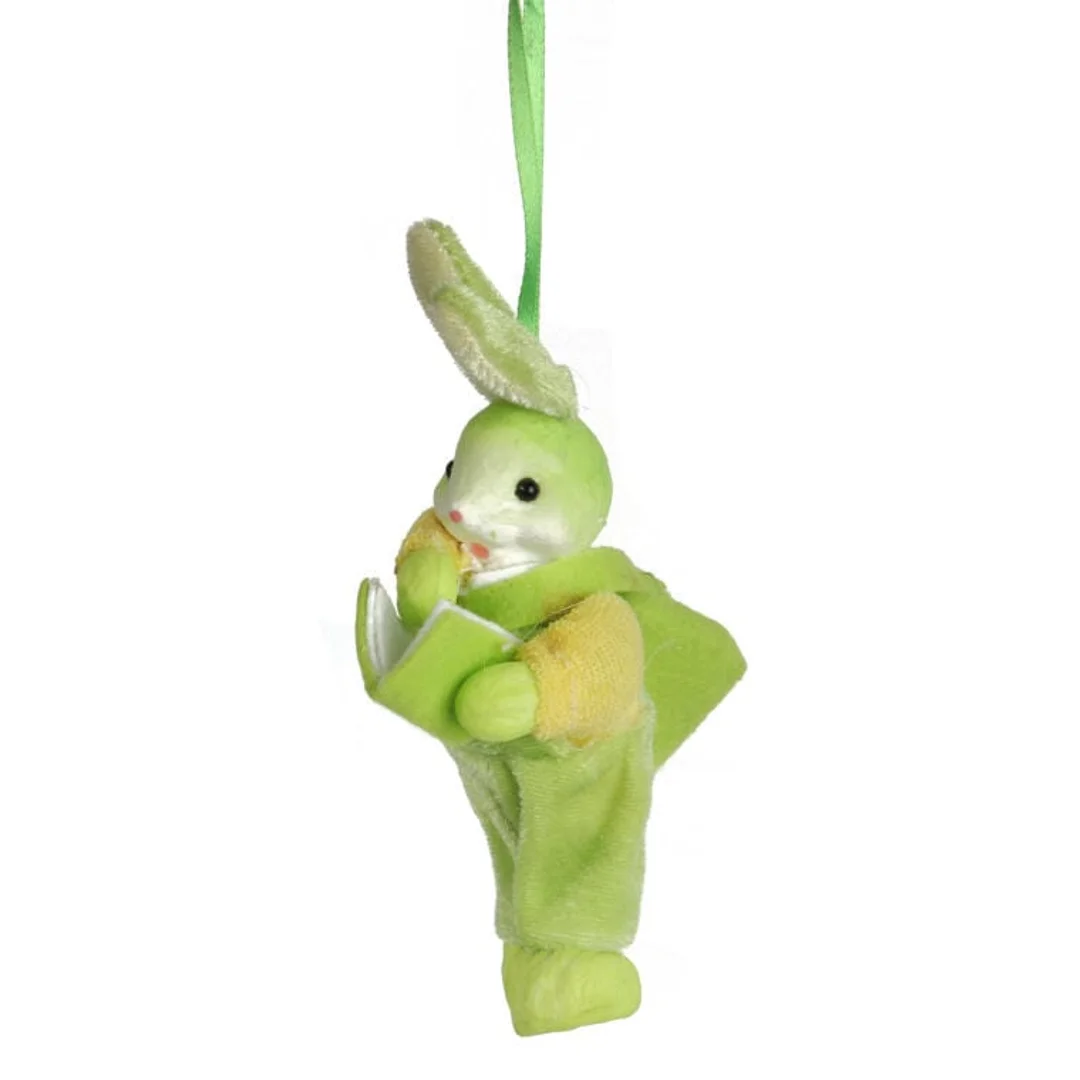 ZAJĄC ZAWIESZKA DEKORACJA WIELKANOCNA 15CM — zdjęcie 2