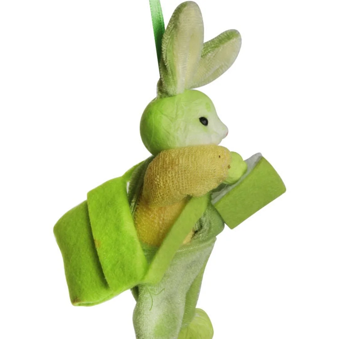 ZAJĄC ZAWIESZKA DEKORACJA WIELKANOCNA 15CM — zdjęcie 3