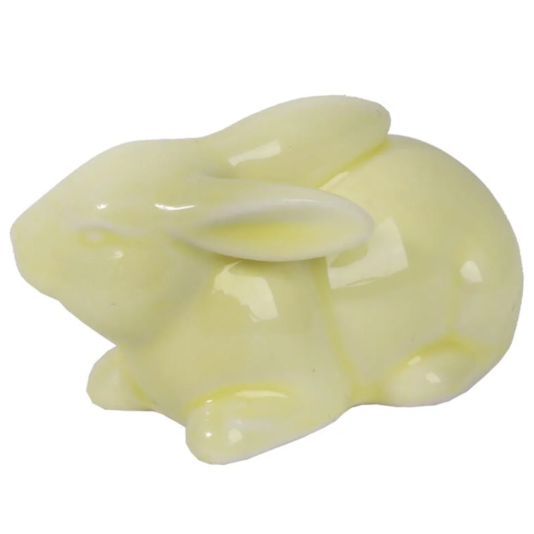 ZAJĄCZEK CERAMICZNY FIGURKA ZIELONA 7CM — zdjęcie 2