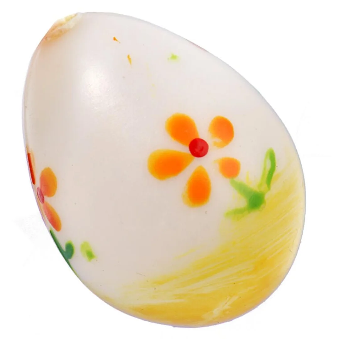 Zestaw 12 Plastikowych Jajek Wielkanocnych do Zawieszenia - Żółte, 4 cm — zdjęcie 2