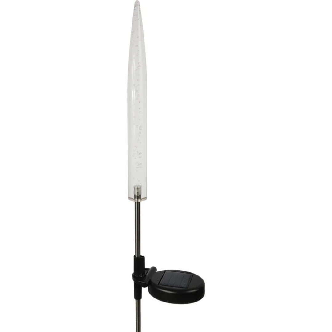 Zestaw 2x Lampa ogrodowa LED solarna 24.5 cm wbijana