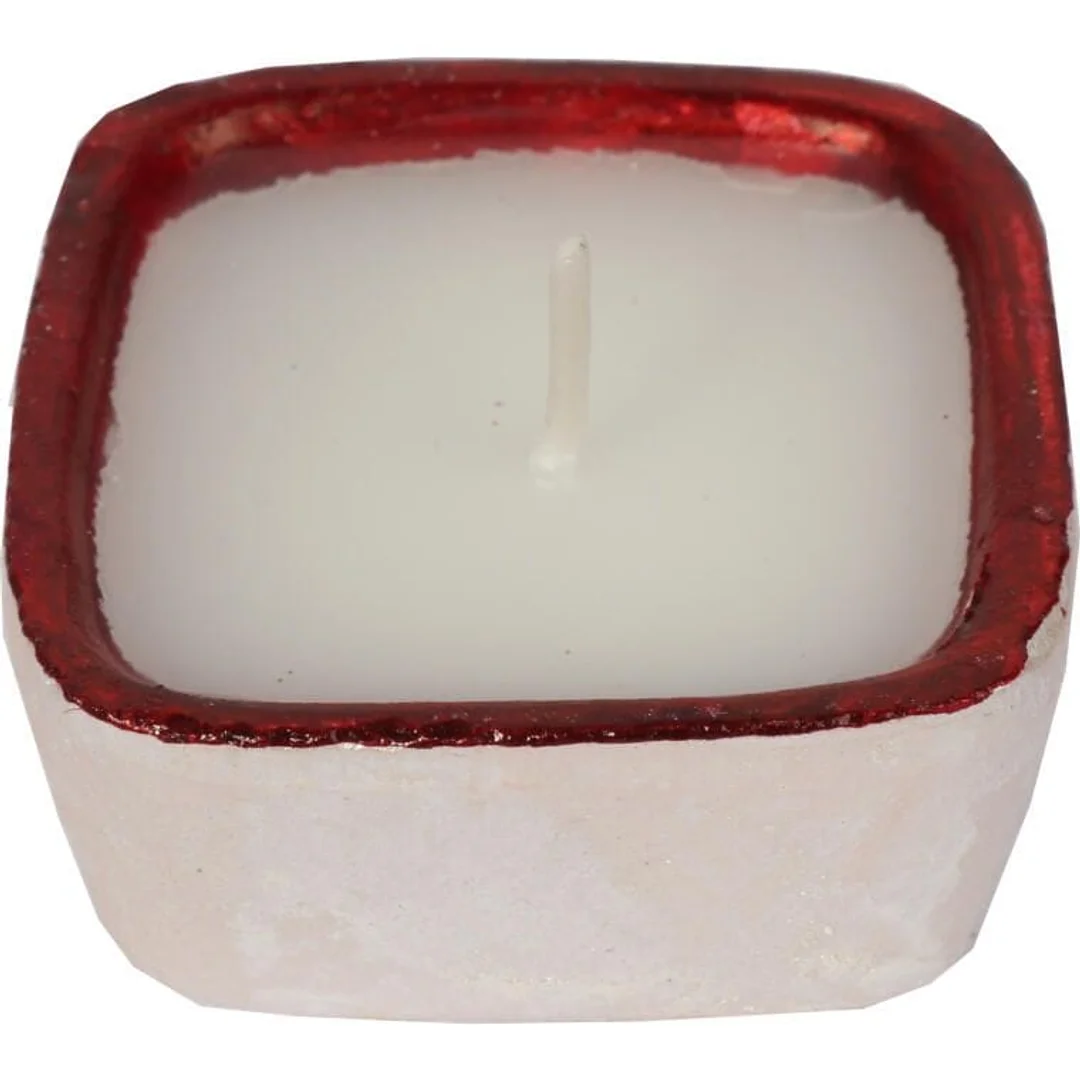 Zestaw 4 Ceramicznych Świeczek Świątecznych — zdjęcie 3