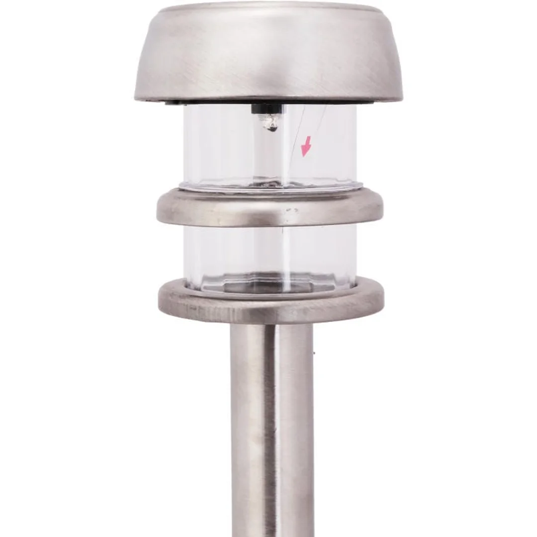 Zestaw 4 Samoładowalnych Okrągłych Lamp Solarnych z Czujnikiem Zmierzchu Model Goliat — zdjęcie 4