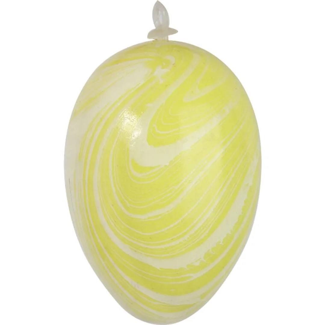 Zestaw 6 Kolorowych Plastikowych Jajek na Zawieszkę - Wielkanocne Ozdoby 6 cm — zdjęcie 3