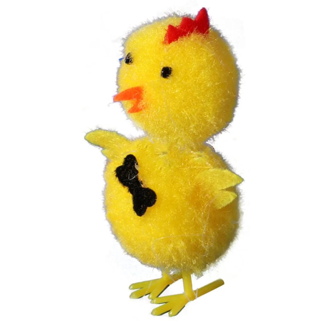 Zestaw Zabawnych Kurczaków z Muszkami - Dekoracje Wielkanocne 6cm, 6szt — zdjęcie 4