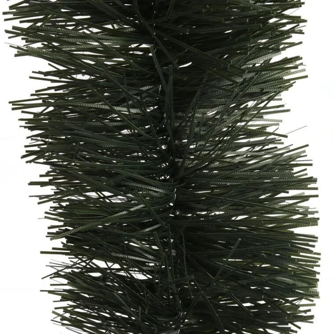 Zielony łańcuch choinkowy GOLIAT, średnica 10 cm, długość 2,8 m, ciemno zielony, polski produkt. — zdjęcie 3