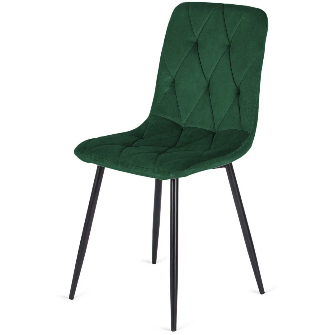 Krzesło tapicerowane BORGO VELVET GREEN FOREST SMOKE