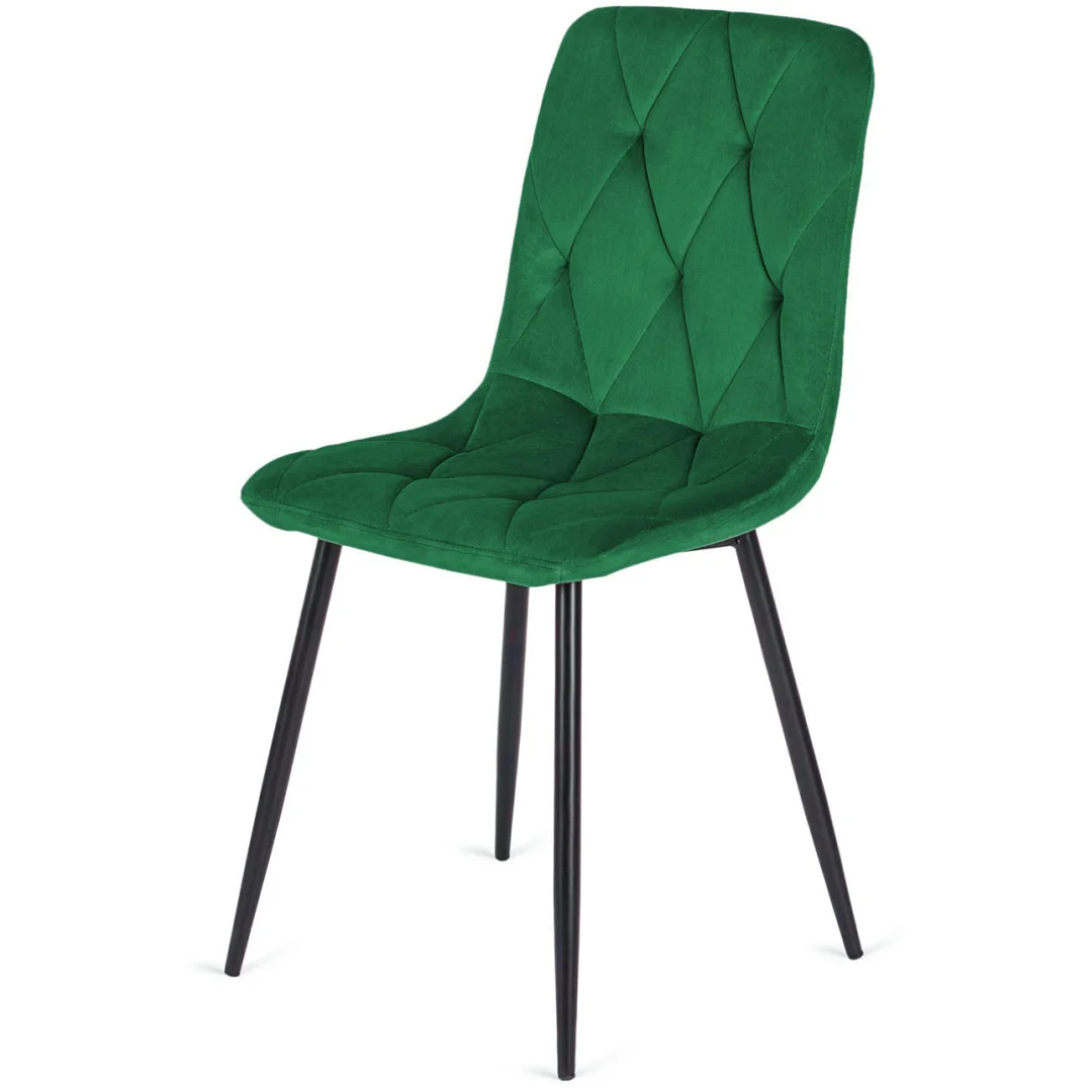 Krzesło tapicerowane BORGO VELVET GREEN SMOKE
