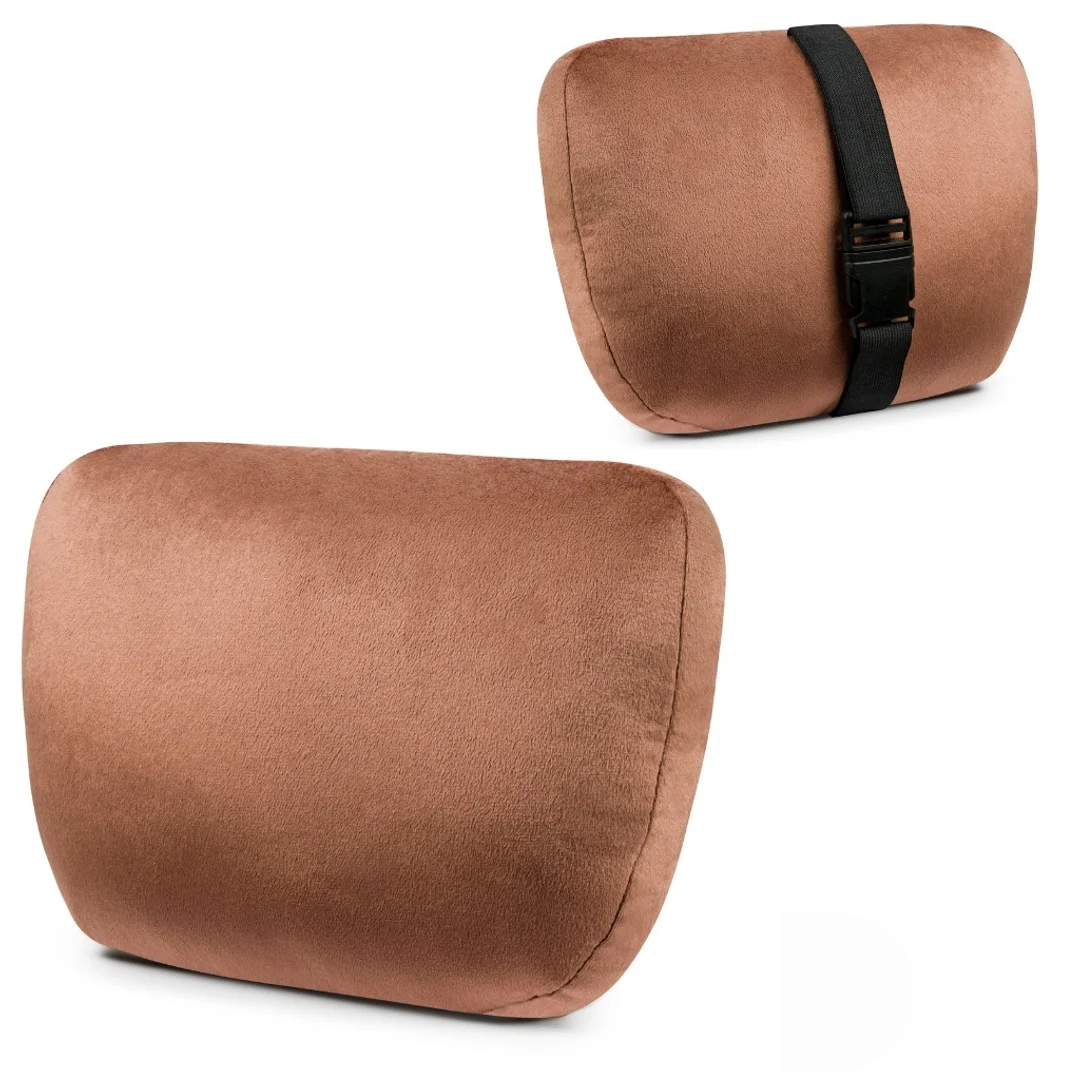 Poduszka zagłówek Brown Alcantara V