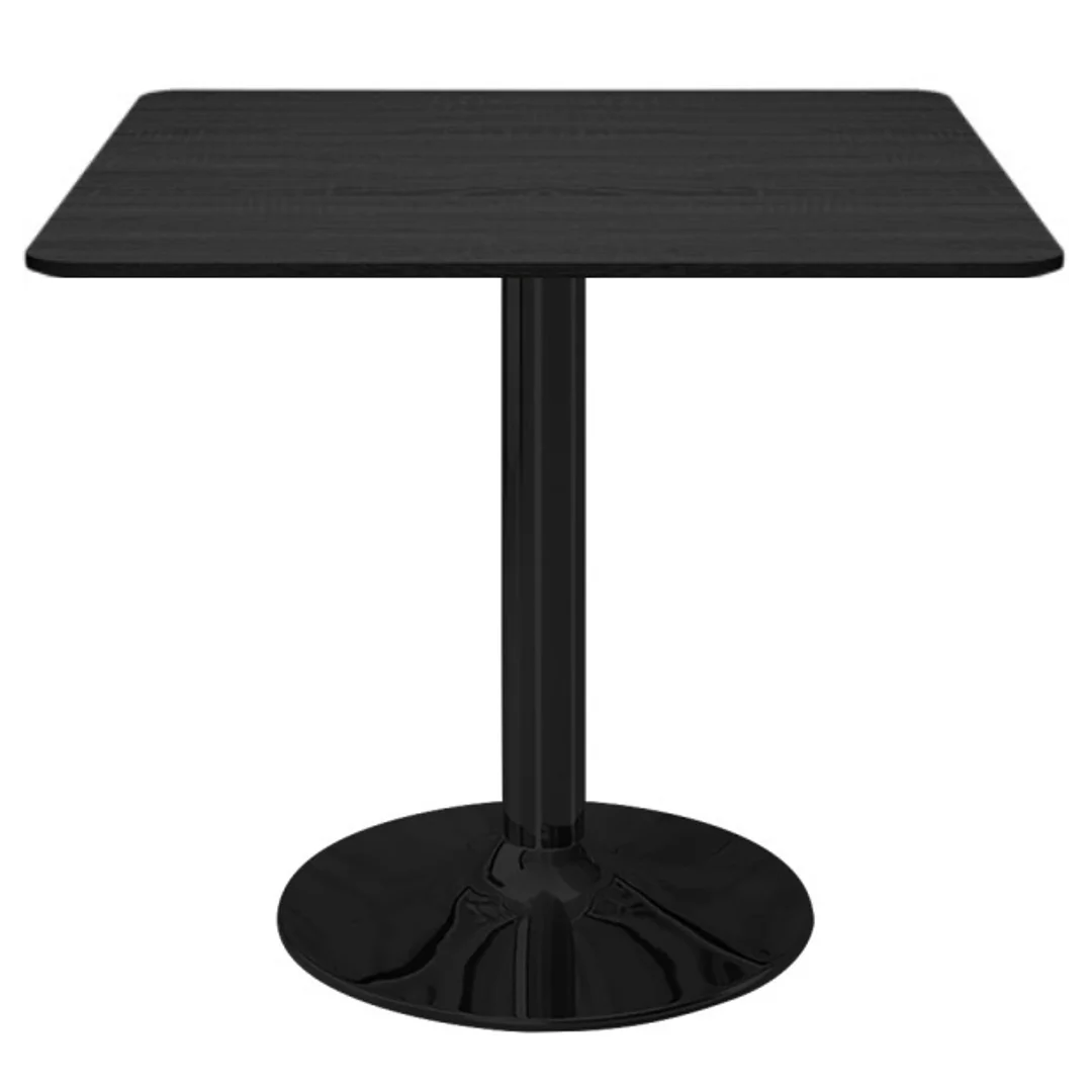 Stół skandynawski kwadratowy TORI STR Black Wood 70 SMOKE