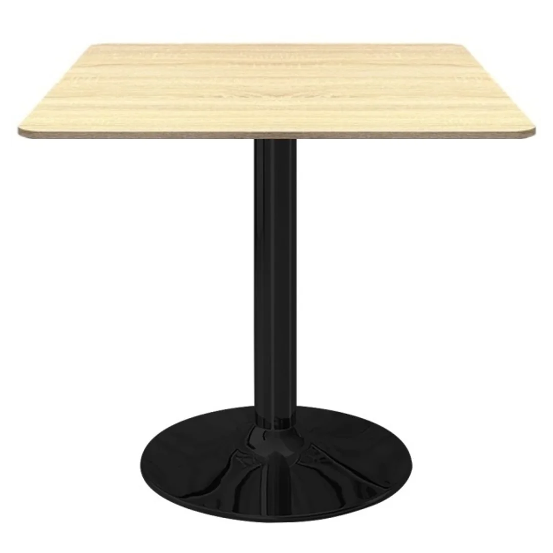 Stół skandynawski kwadratowy TORI STR Light Wood 70 SMOKE