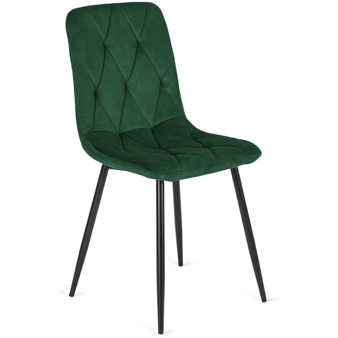 Krzesło tapicerowane BORGO VELVET GREEN FOREST SMOKE — zdjęcie 3