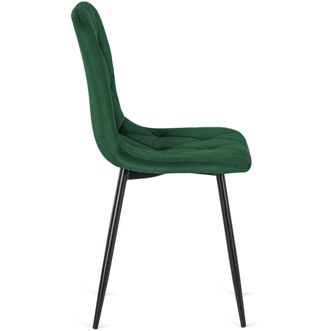 Krzesło tapicerowane BORGO VELVET GREEN FOREST SMOKE — zdjęcie 4