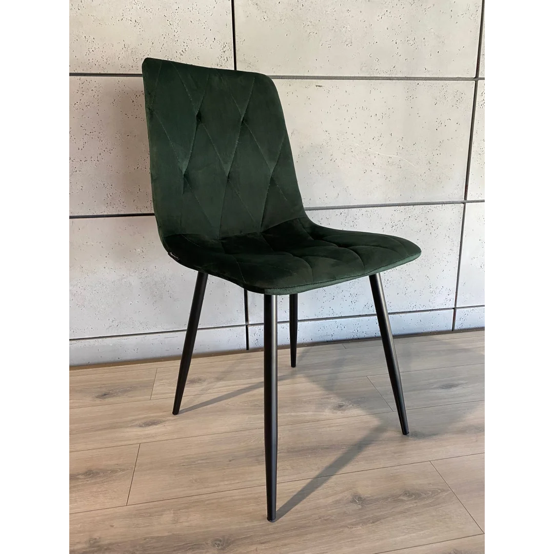 Krzesło tapicerowane BORGO VELVET GREEN FOREST SMOKE — zdjęcie 5
