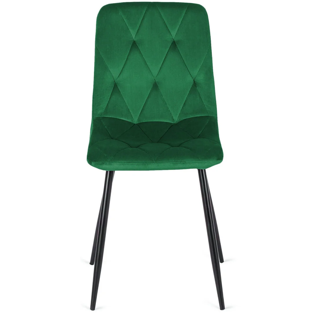 Krzesło tapicerowane BORGO VELVET GREEN SMOKE — zdjęcie 2