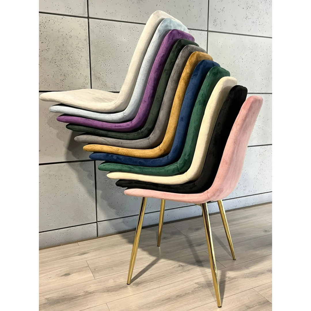 Krzesło tapicerowane BORGO VELVET GREEN SMOKE — zdjęcie 10