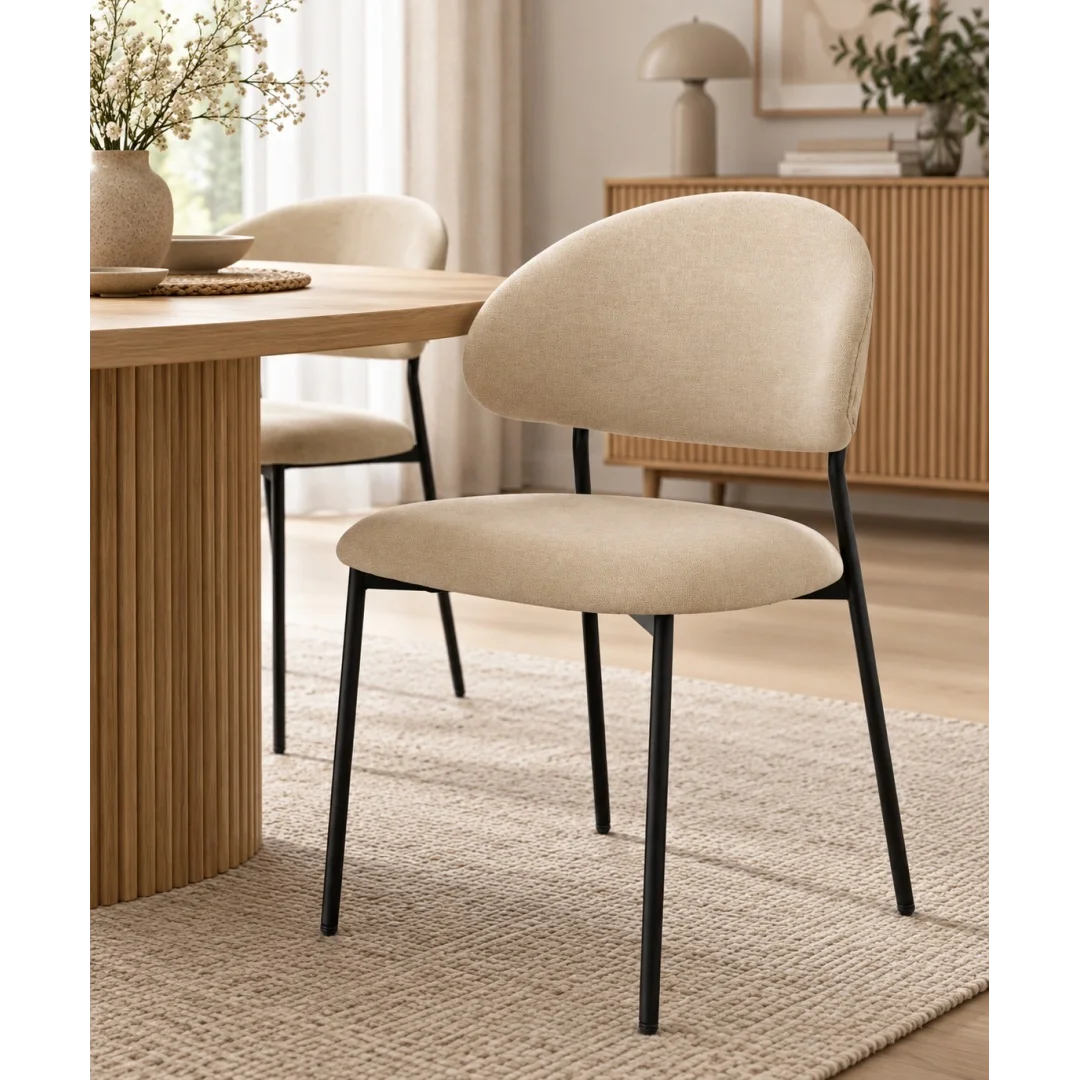 Krzesło tapicerowane MADRYT BEIGE FABRIC — zdjęcie 7