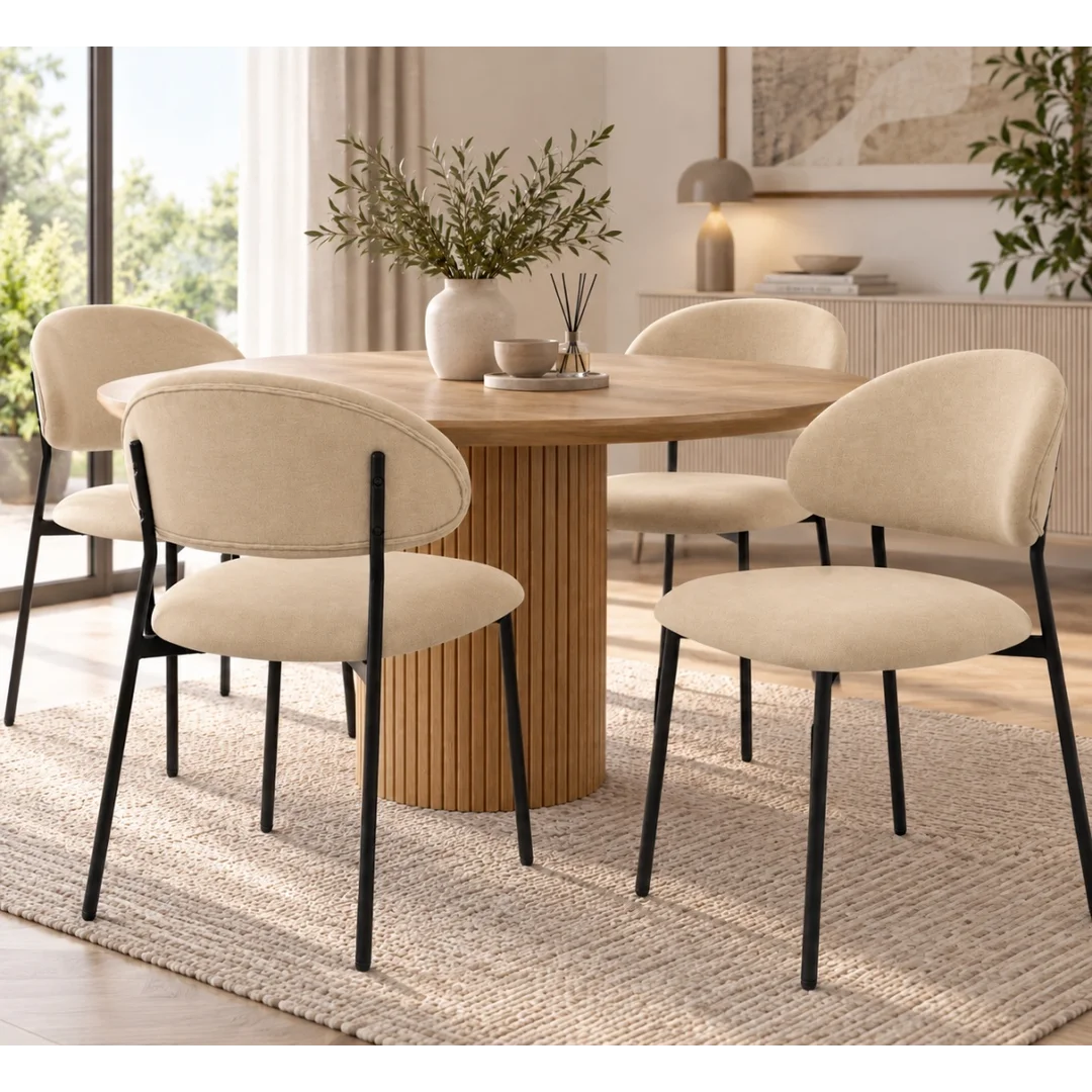 Krzesło tapicerowane MADRYT BEIGE FABRIC — zdjęcie 8