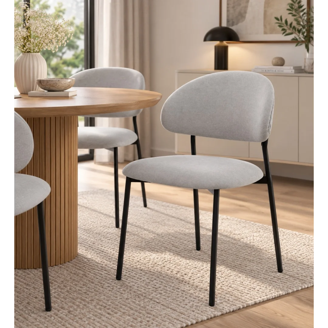 Krzesło tapicerowane MADRYT GREY FABRIC — zdjęcie 7