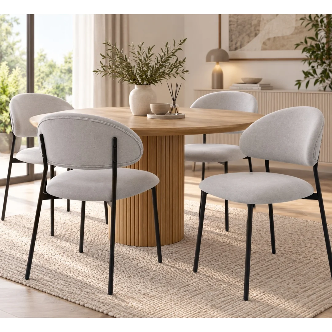 Krzesło tapicerowane MADRYT GREY FABRIC — zdjęcie 8