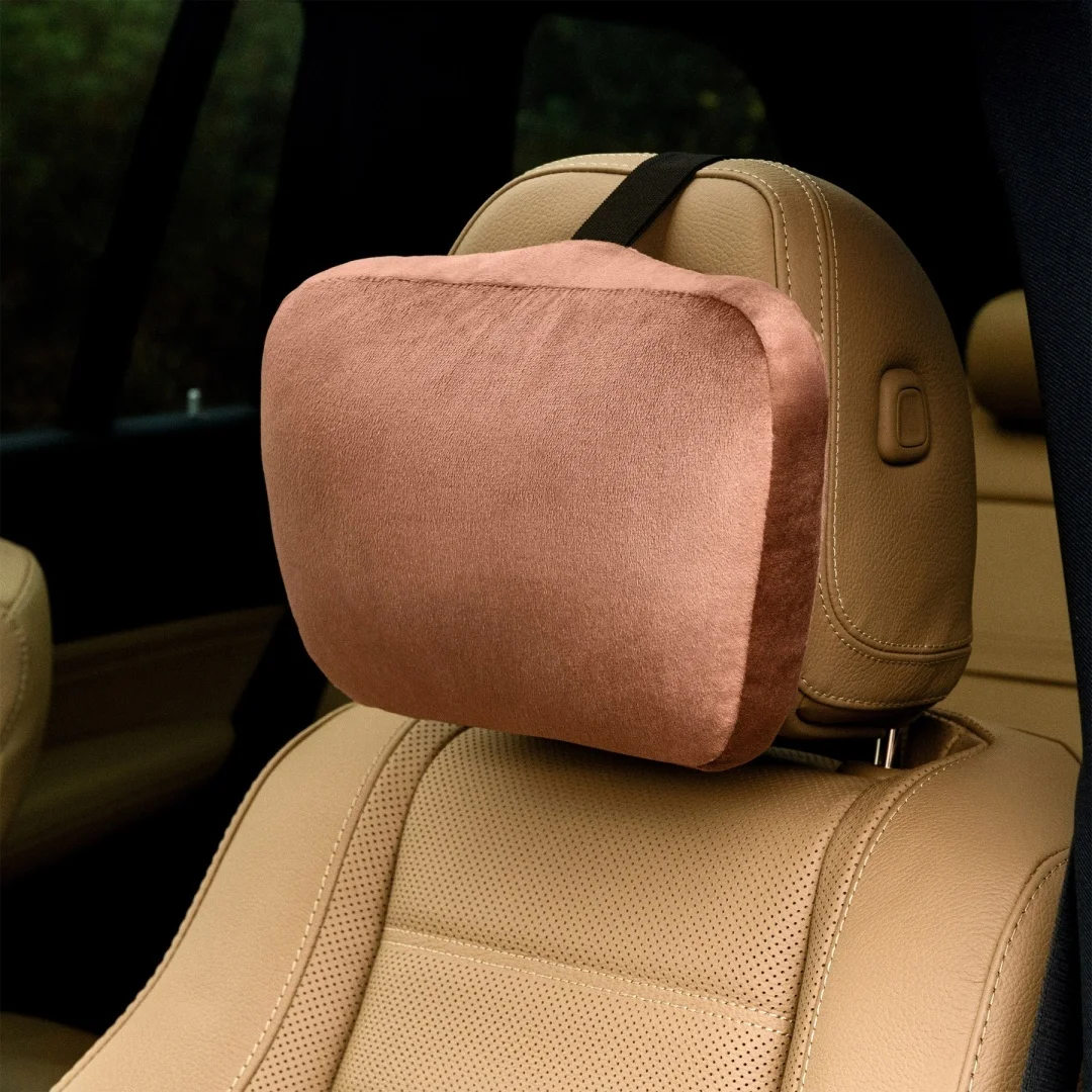 Poduszka zagłówek BROWN ALCANTARA V — zdjęcie 5