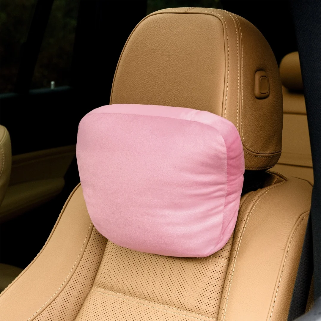Poduszka zagłówek PINK ALCANTARA H — zdjęcie 5