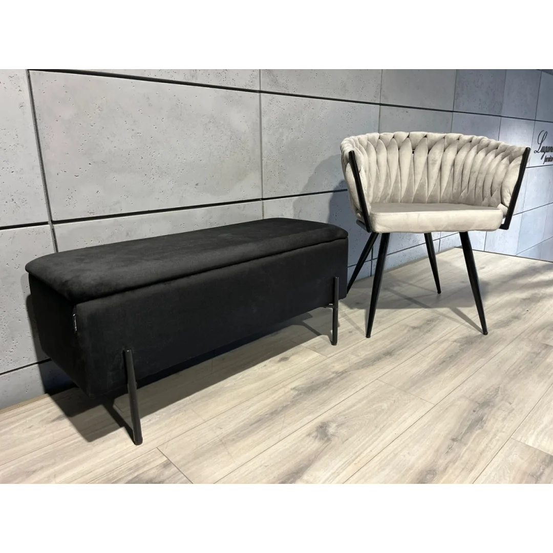 PUFA kufer Lugano LUZZI BLACK VELVET 95 — zdjęcie 9